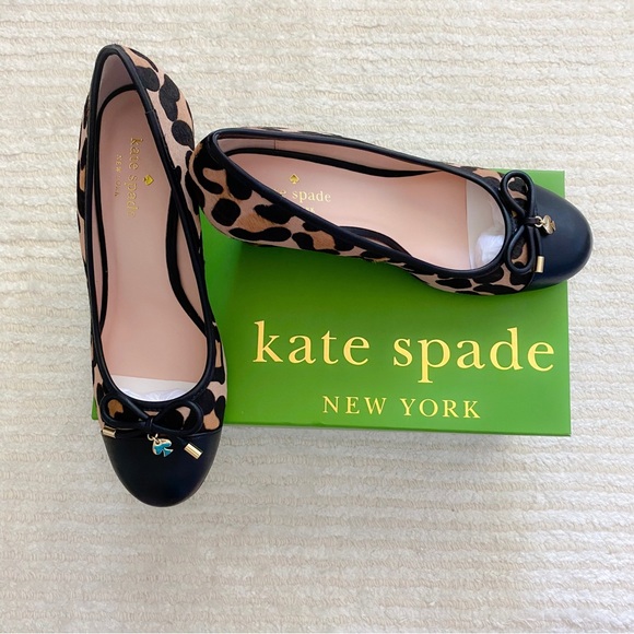NWT Kate Spade Kacey leopard wedges - Picture 14 of 14